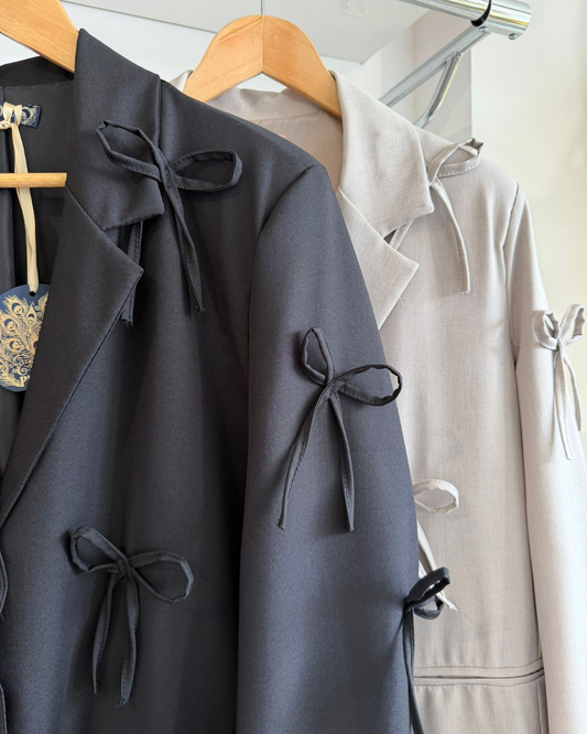 Juliet Blazer With Bow Detailing