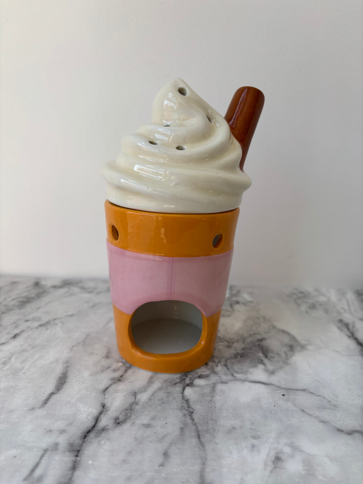 Pumpkin spice latte wax melt burner