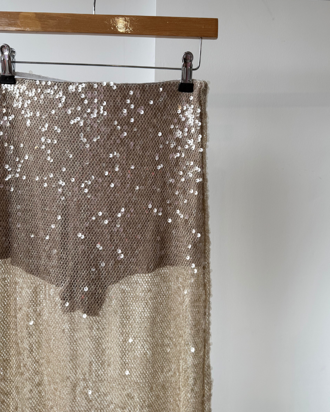 Tate Sheer Sequin Maxi Skirt