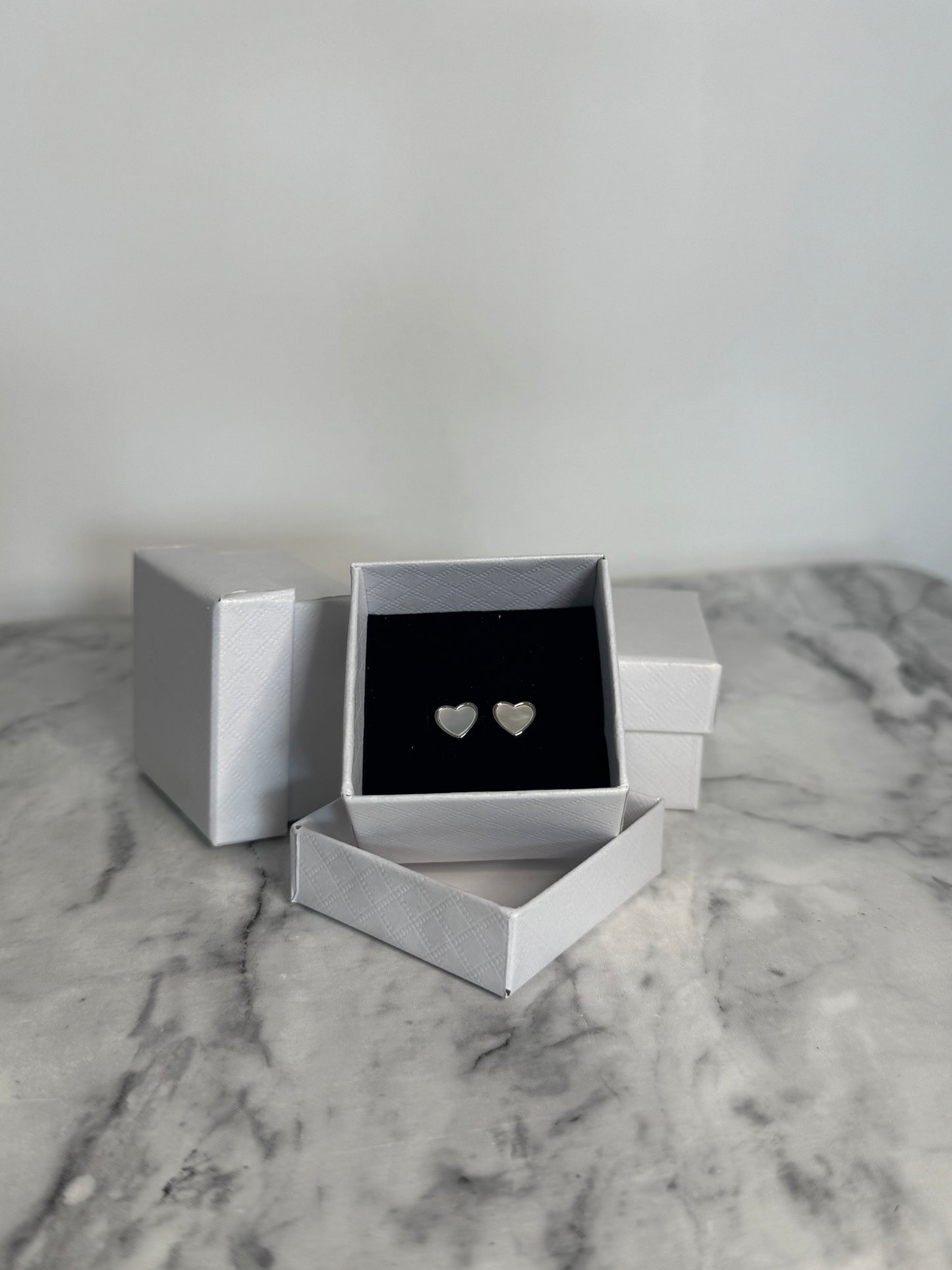 Elizabeth Heart Studs