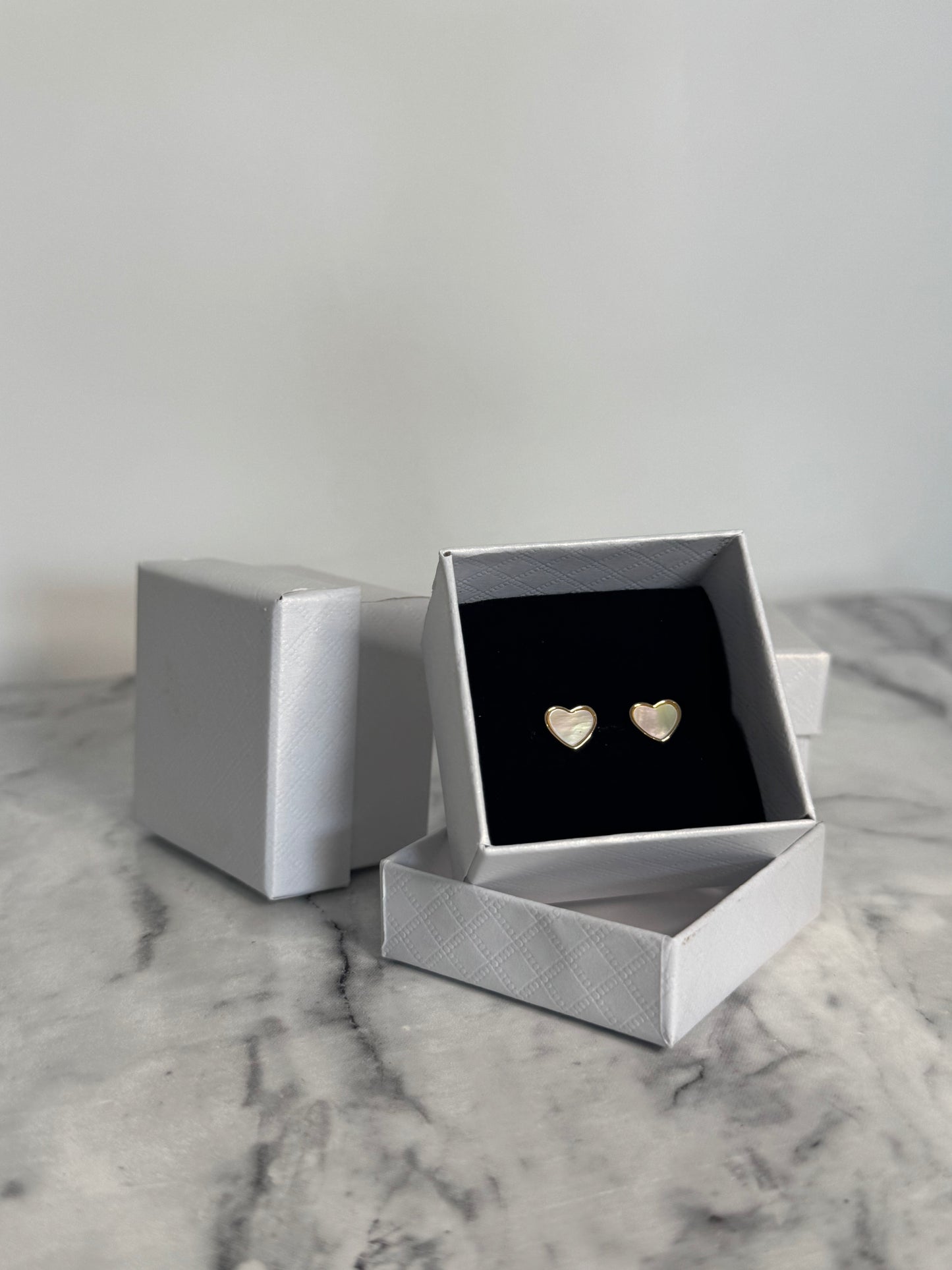 Elizabeth Heart Studs
