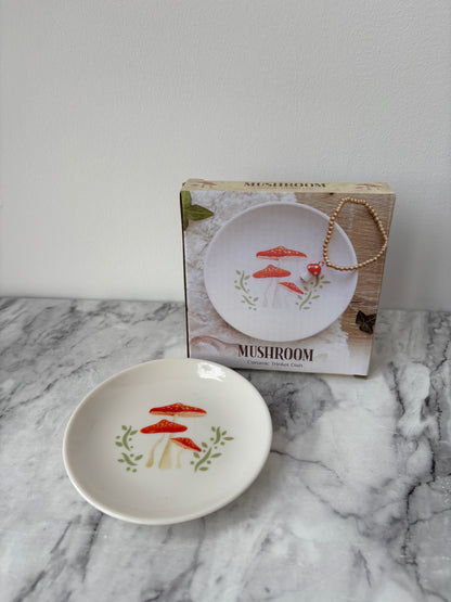 Mushroom trinket tray
