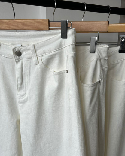 Millie White Jeans