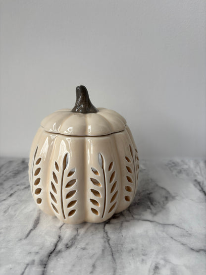 Pumpkin wax burner