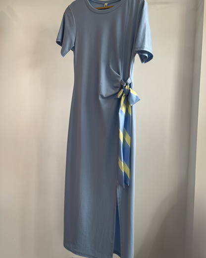Willow Stripe Bow Maxi