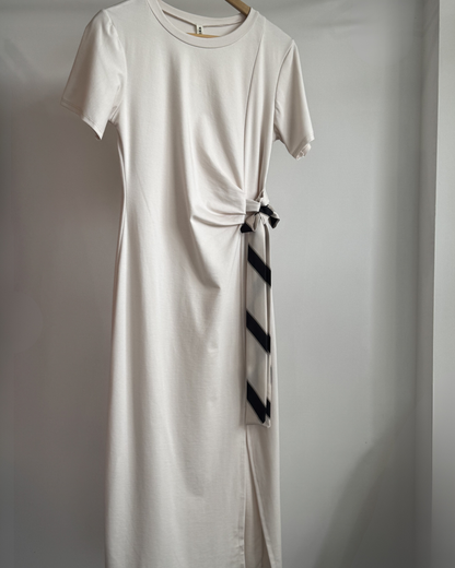 Willow Stripe Bow Maxi
