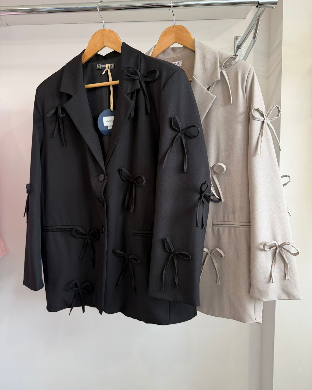Juliet Blazer With Bow Detailing