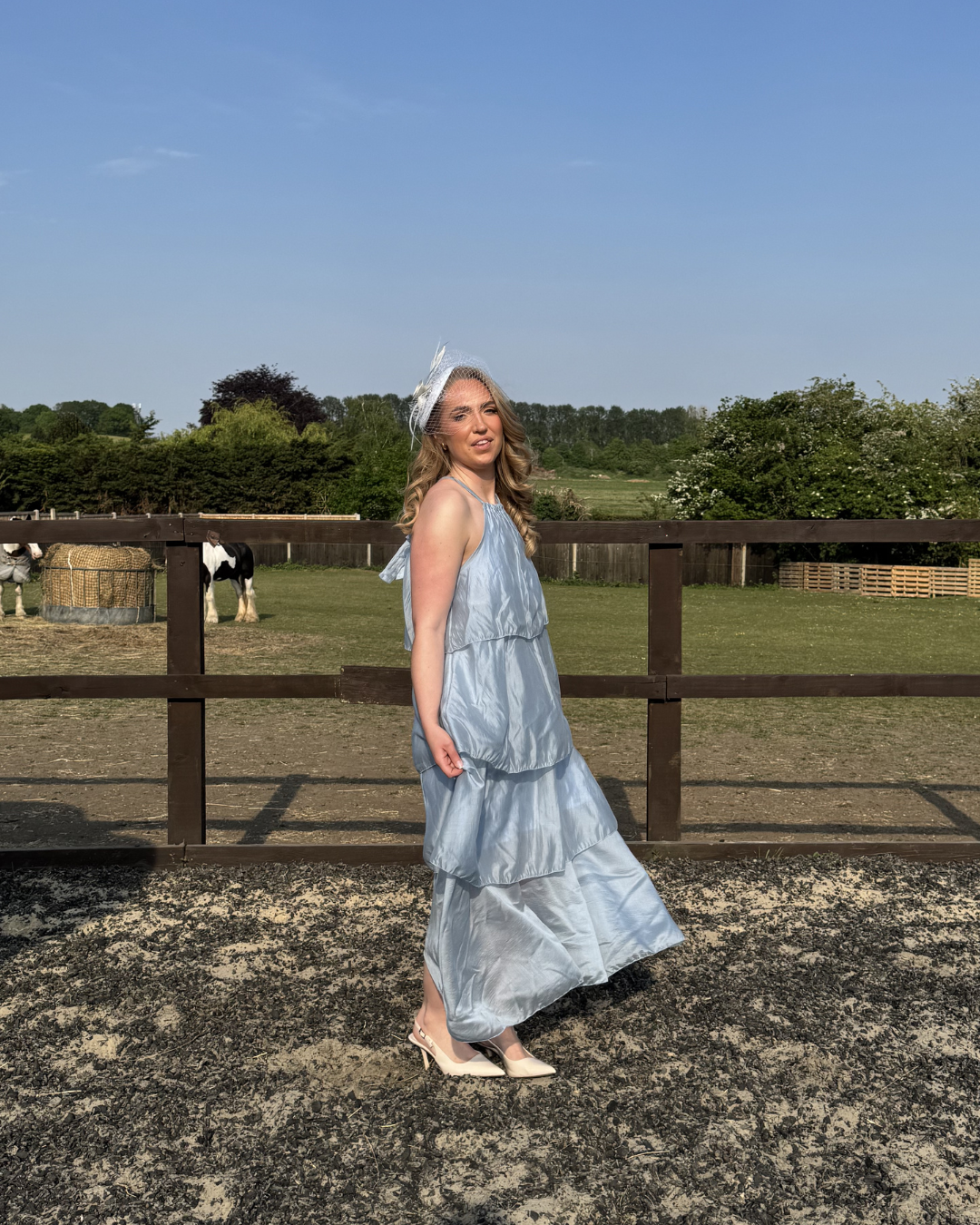 Ophelia Tiered Halter-Neck Dress