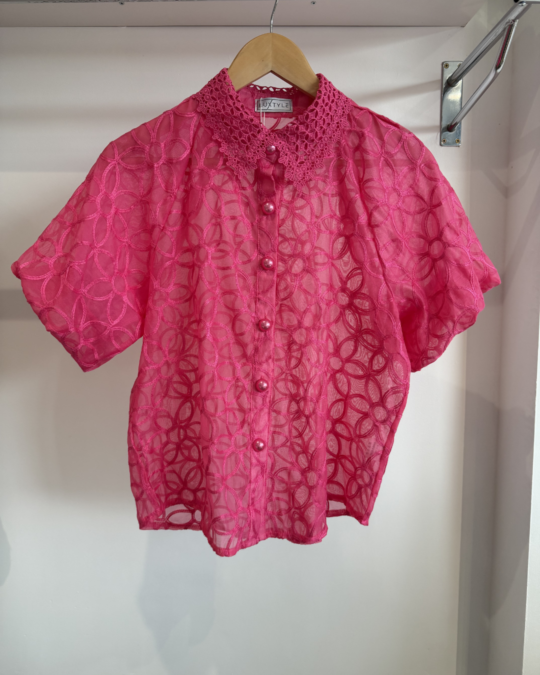 Piper Sheer Puff Sleeve Shirt