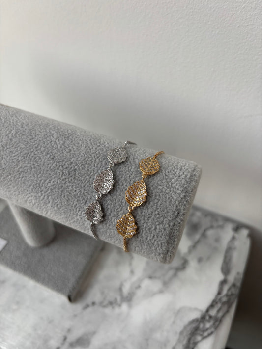 Olive leaf bracelet
