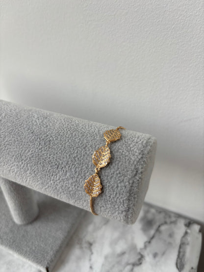 Olive leaf bracelet