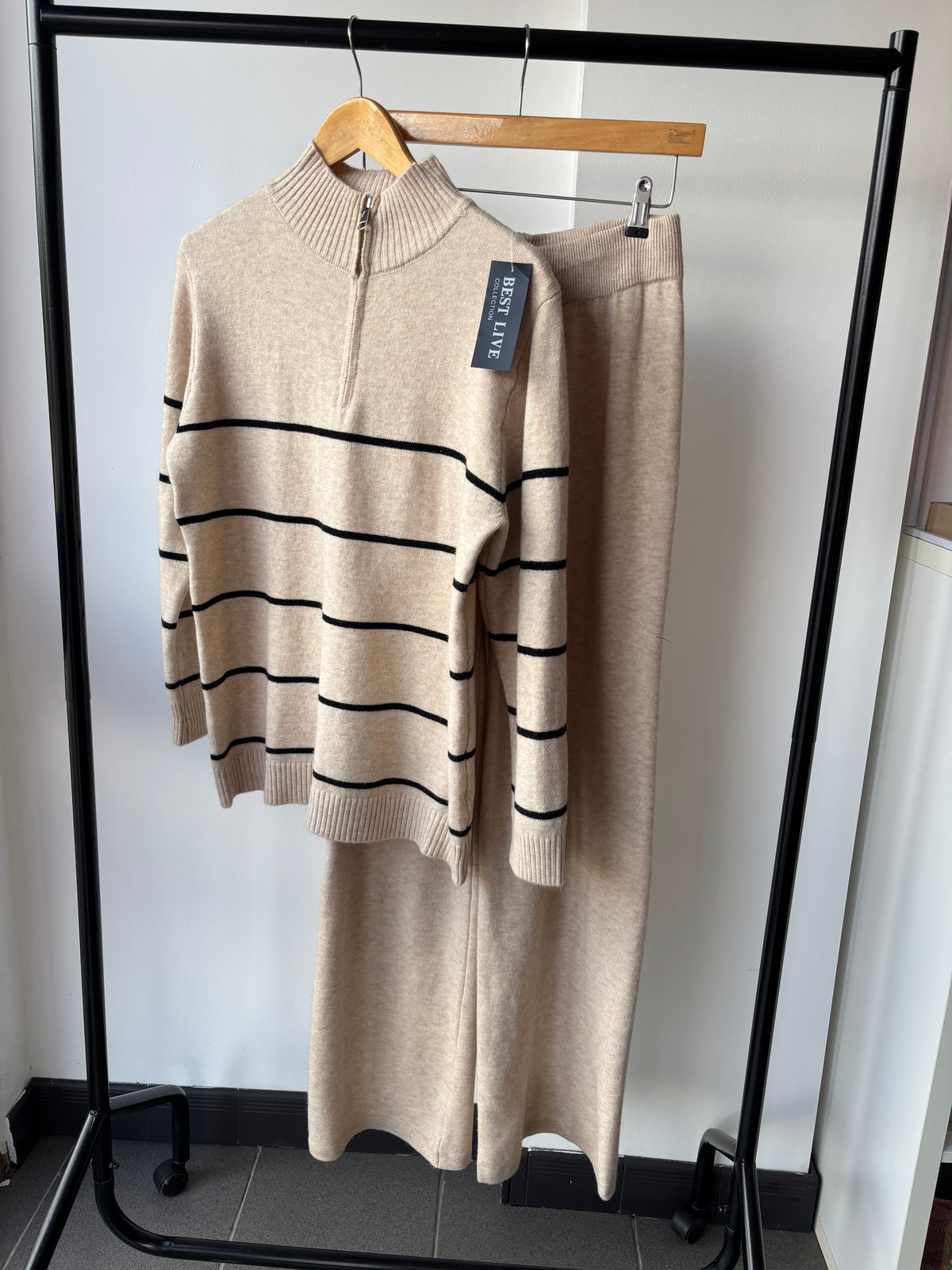 Susie Knitted Stripe Set