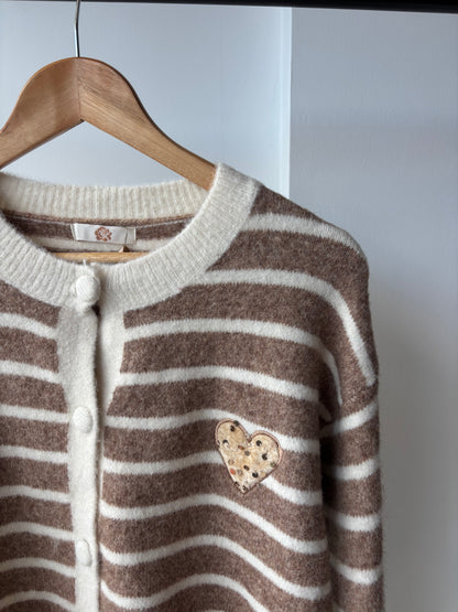 Tessa Embroidered Heart Cardigan