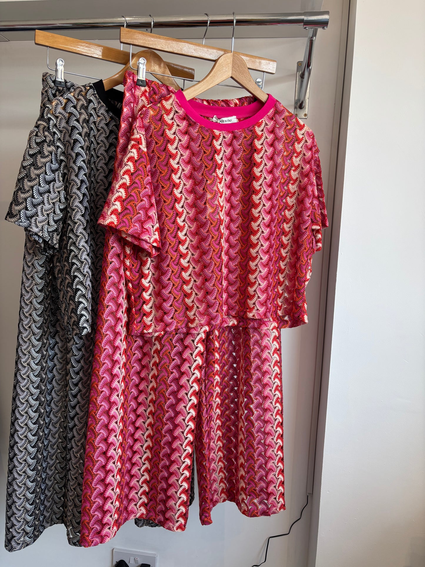 Zoe zig zag two piece set