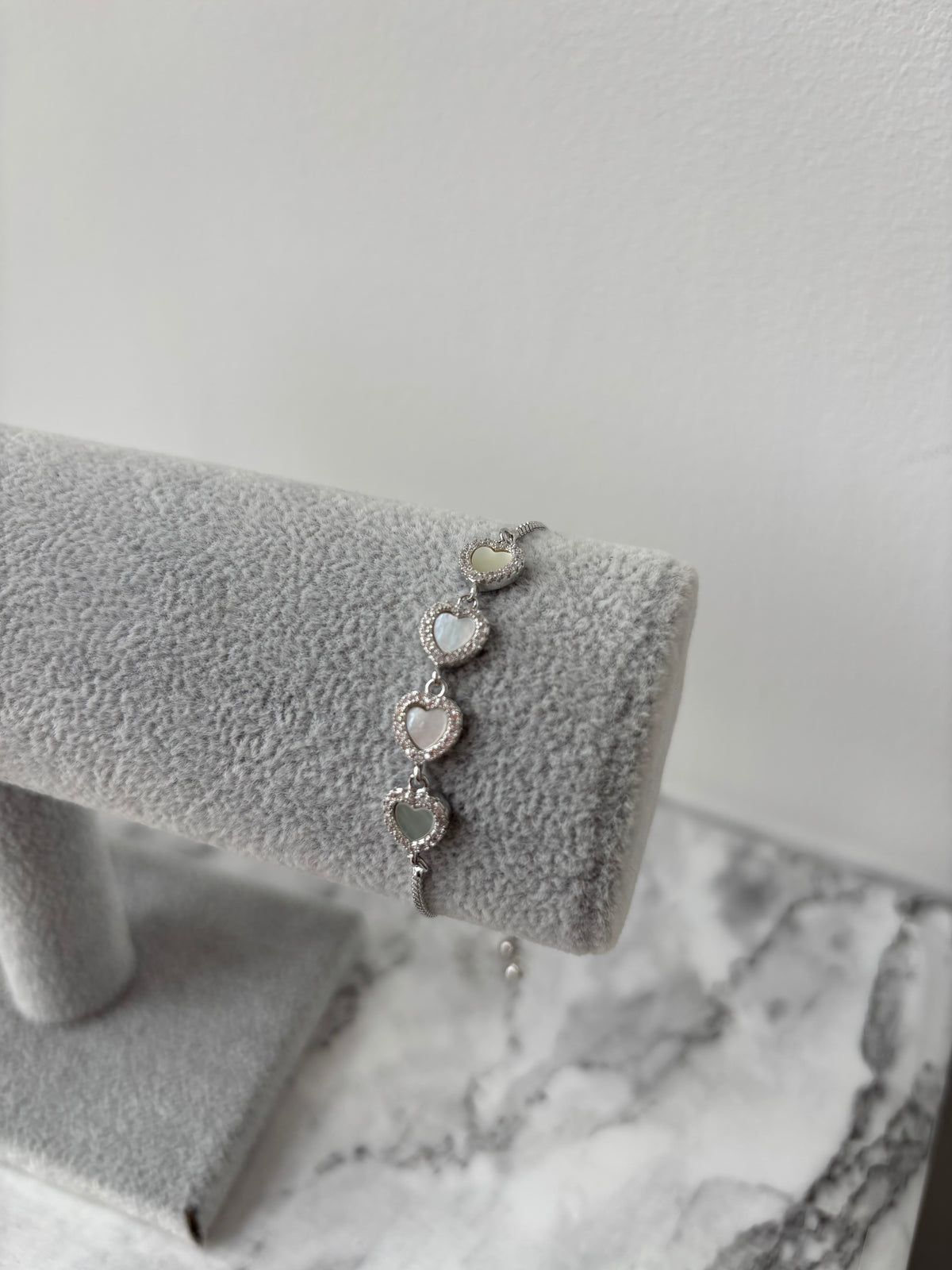 Annie multi-heart bracelet