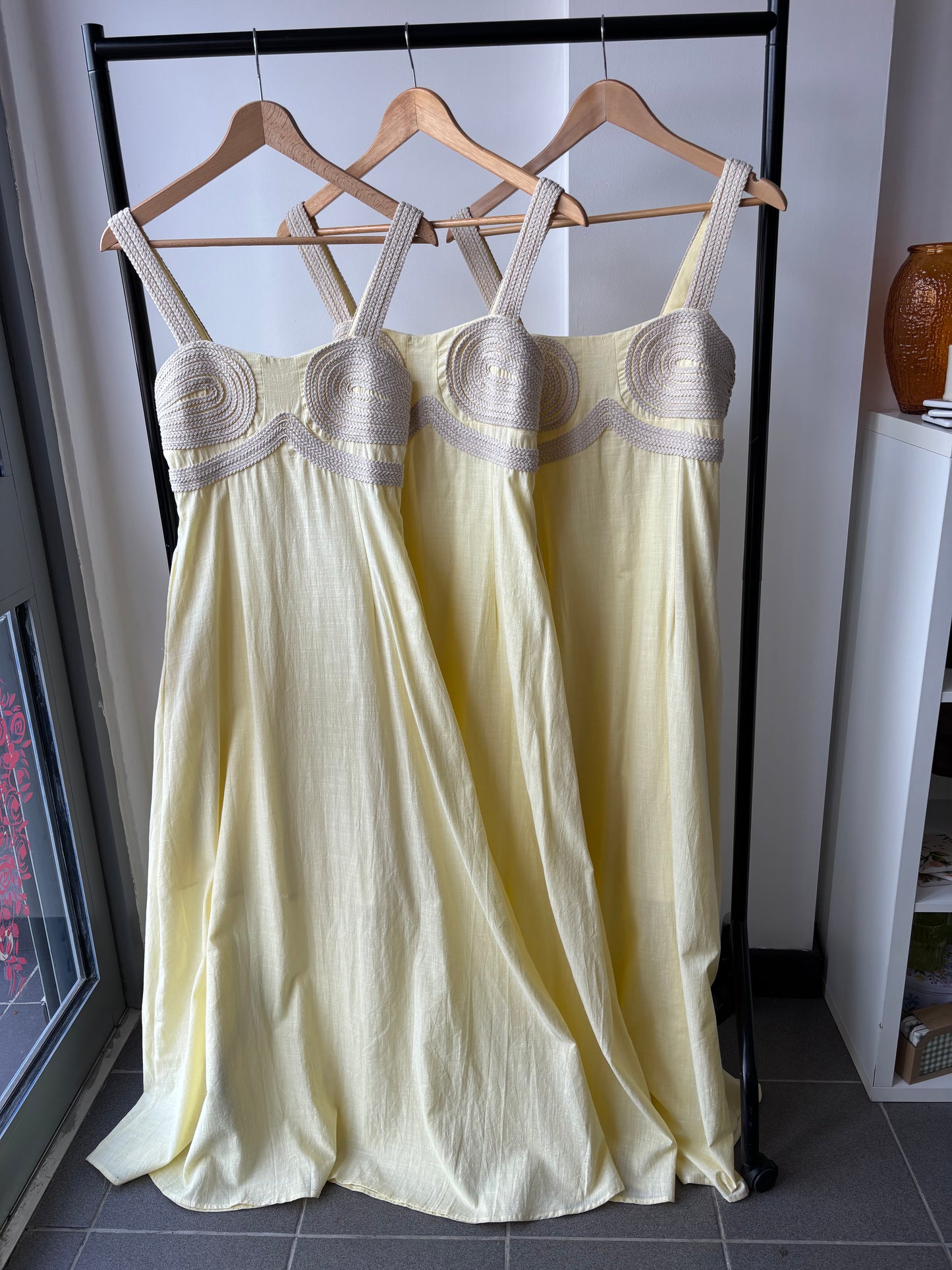 Carmen Summer Dress With Rope Detailing