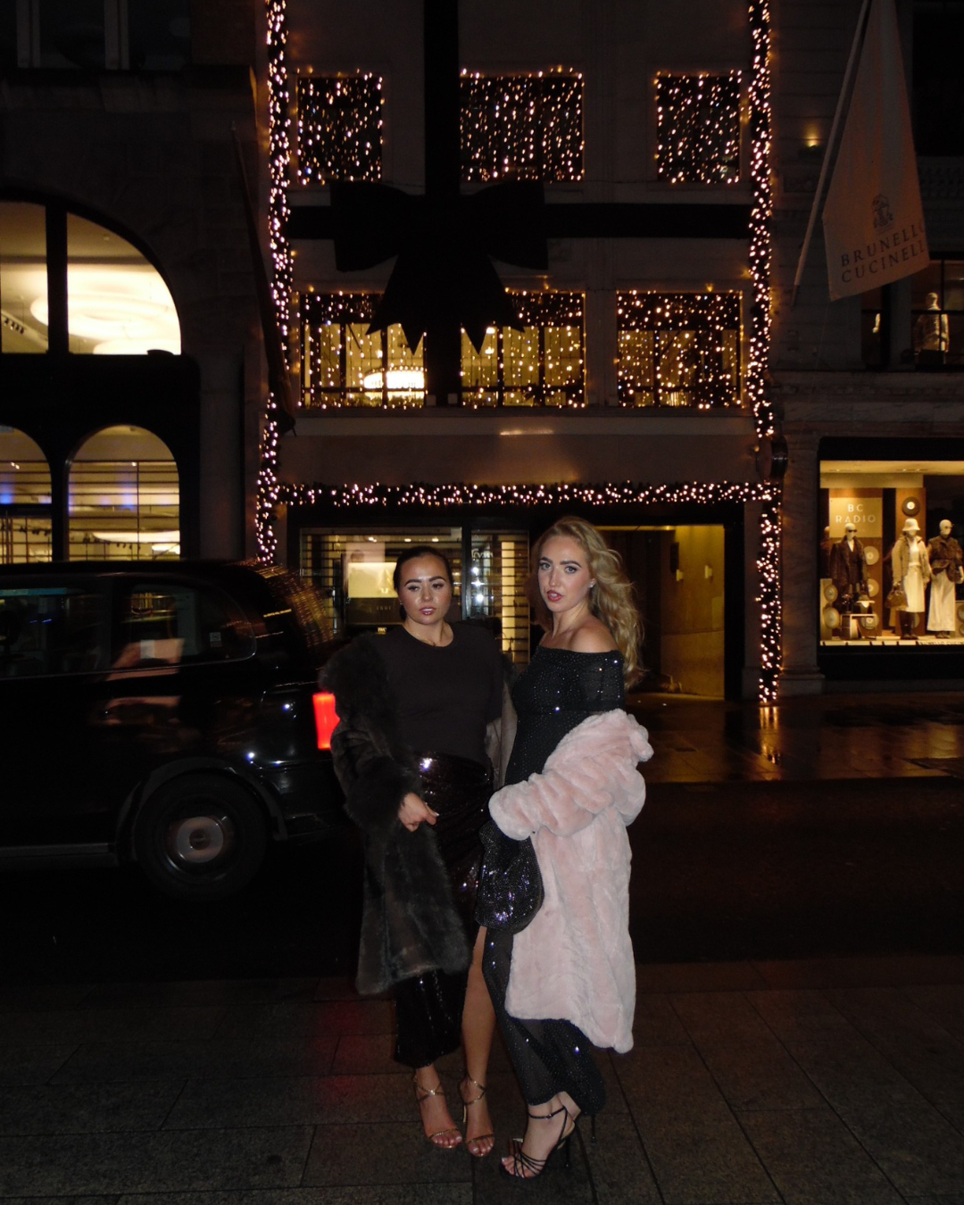 Audrey Pink Faux Fur Coat