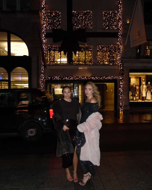 Audrey Pink Faux Fur Coat