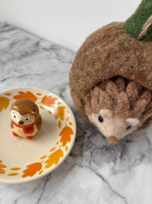 Hedgehog trinket tray