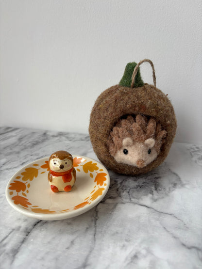 Hedgehog trinket tray