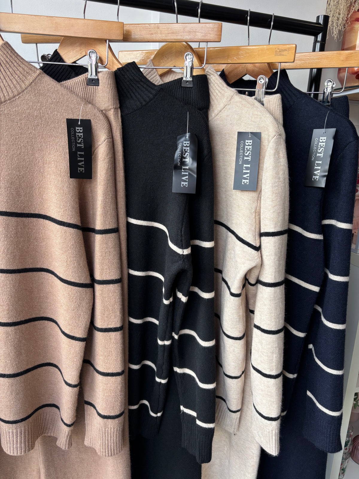 Susie Knitted Stripe Set