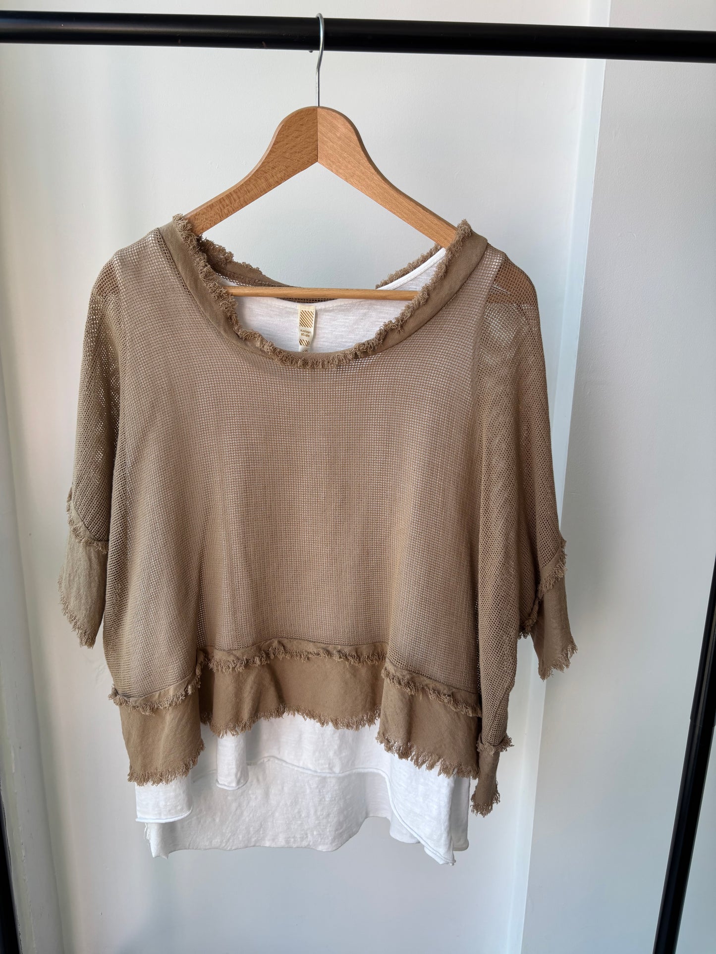 Rose layered top