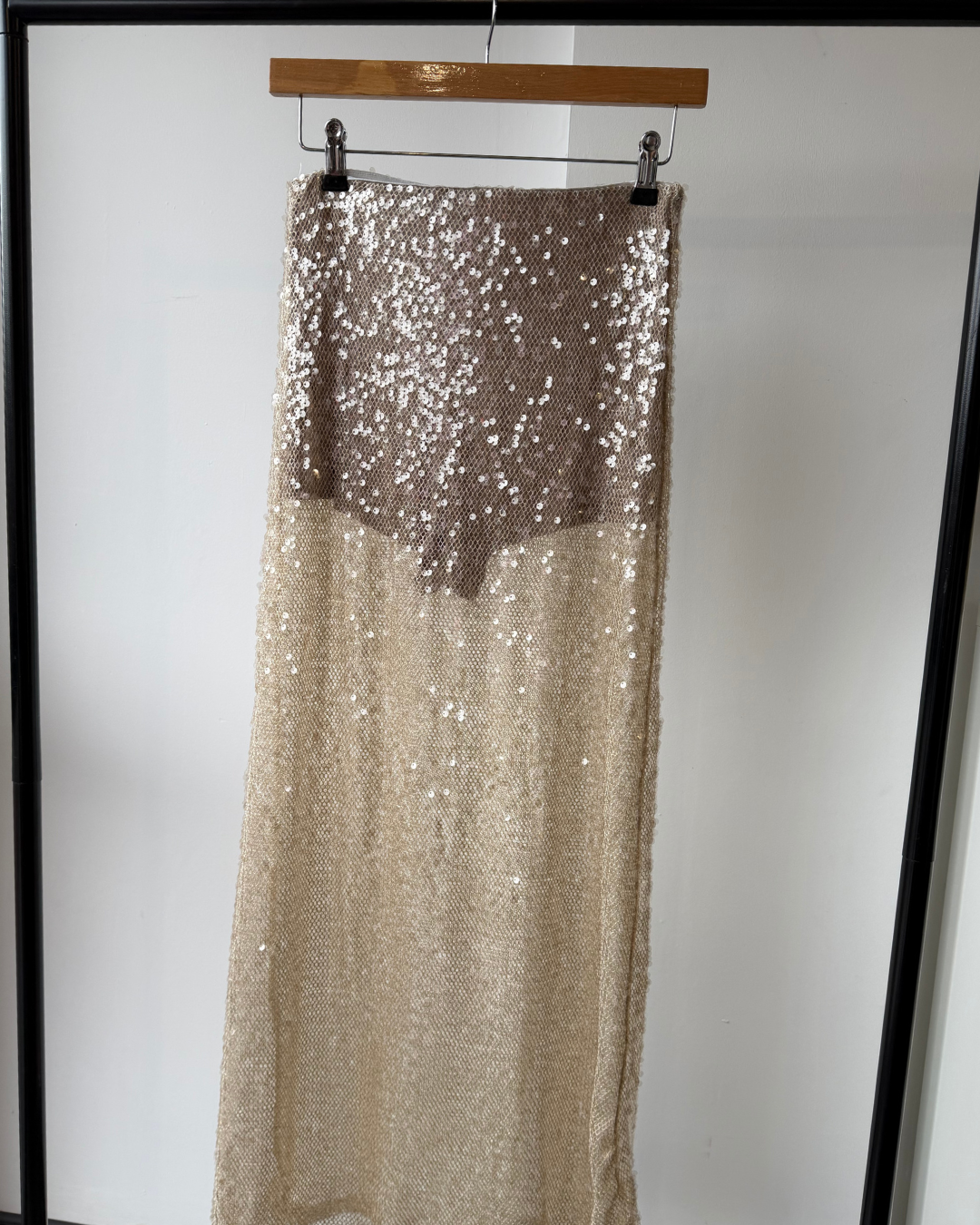 Tate Sheer Sequin Maxi Skirt