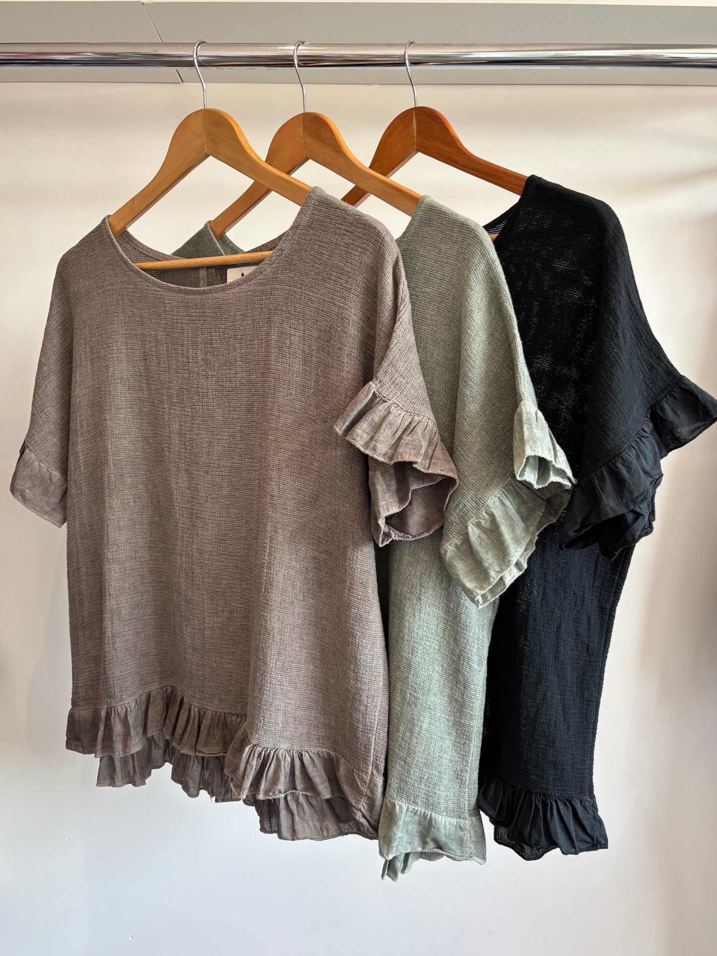 Georgia frill sleeve top