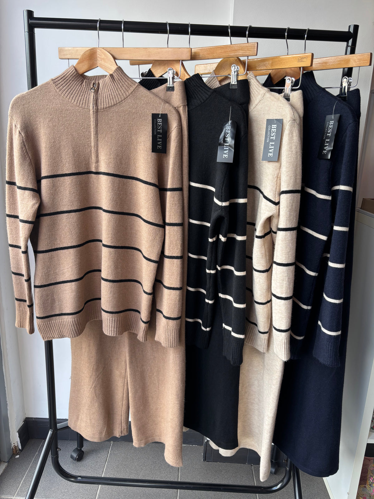 Susie Knitted Stripe Set