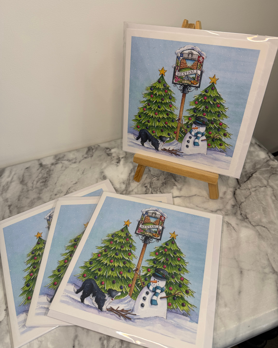 Hextable Snowman Christmas Card