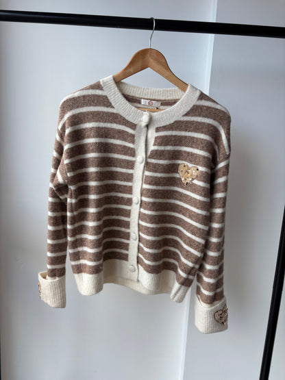 Tessa Embroidered Heart Cardigan