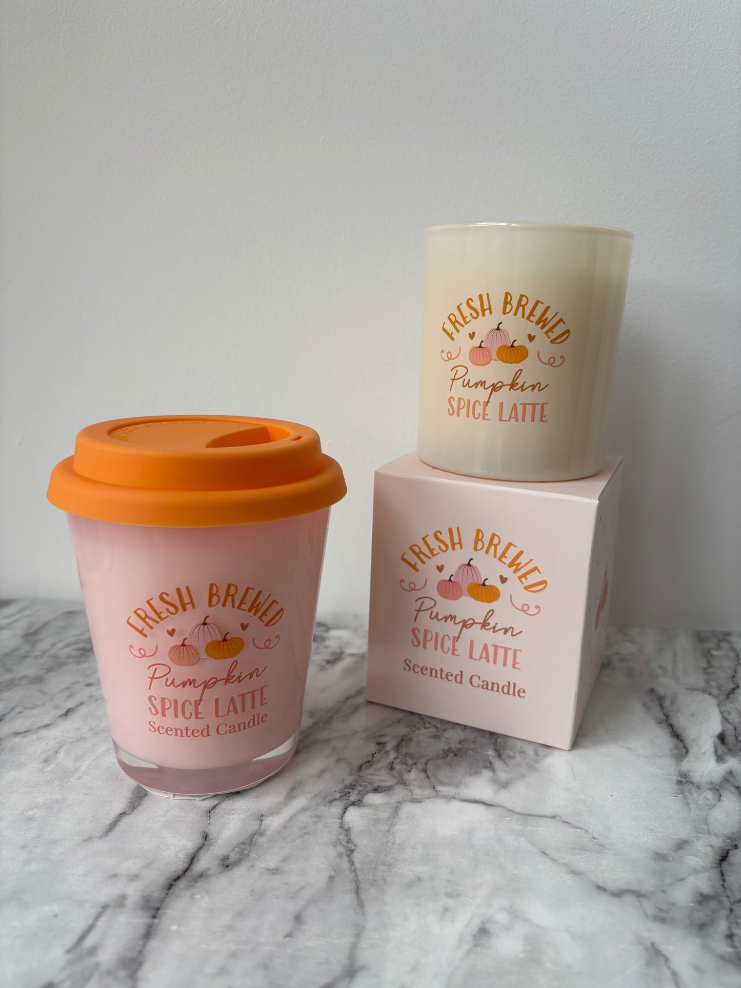 Pumpkin spiced latte candle