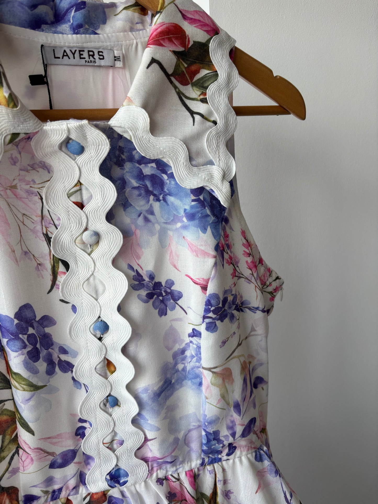 Bridget Collar Ruffle Dress
