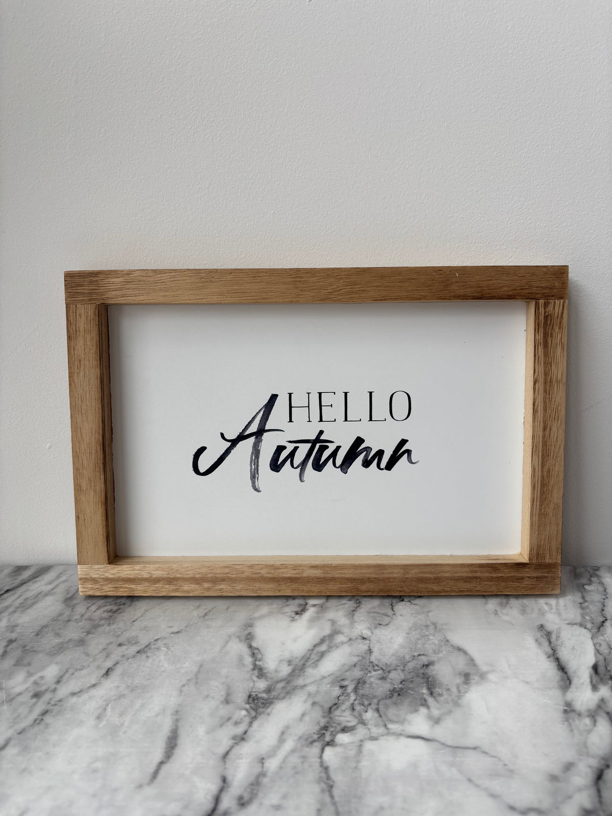 Hello autumn frame