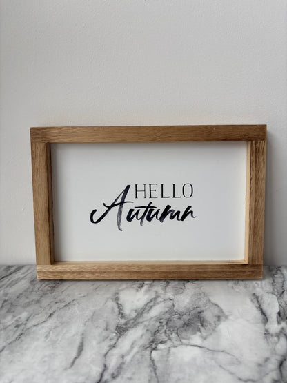 Hello autumn frame