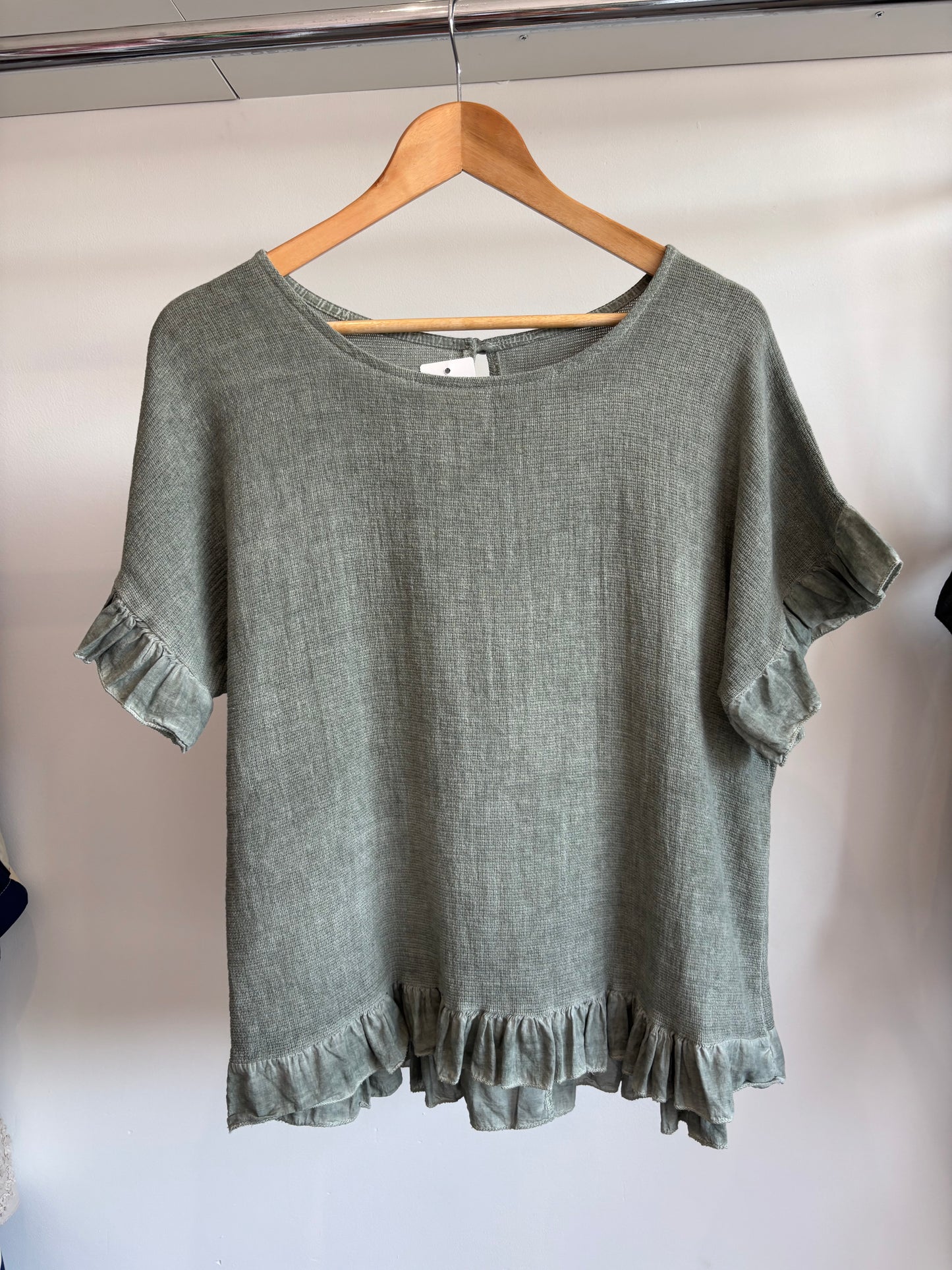 Georgia frill sleeve top