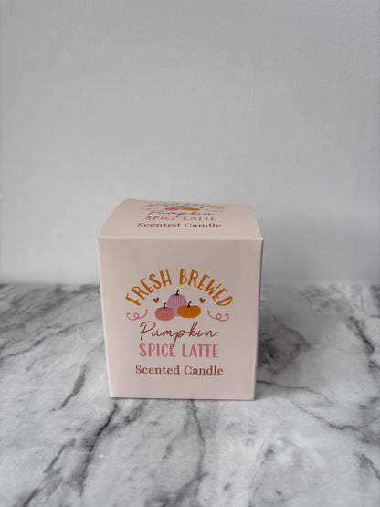 Pumpkin spiced latte candle