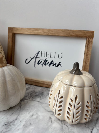 Hello autumn frame