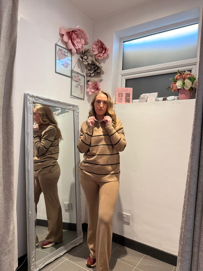 Susie Knitted Stripe Set
