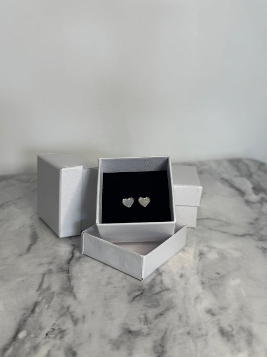 Elizabeth Heart Studs