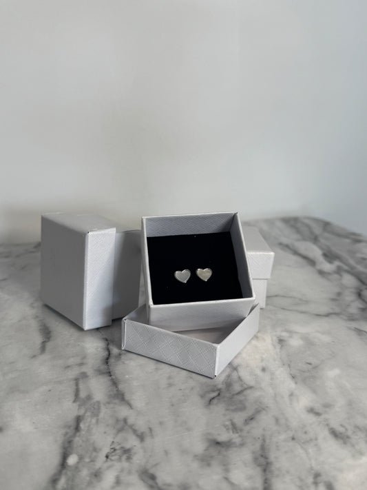 Elizabeth Heart Studs