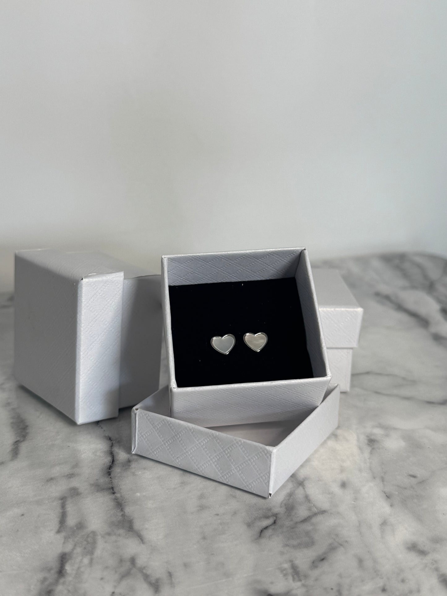 Elizabeth Heart Studs