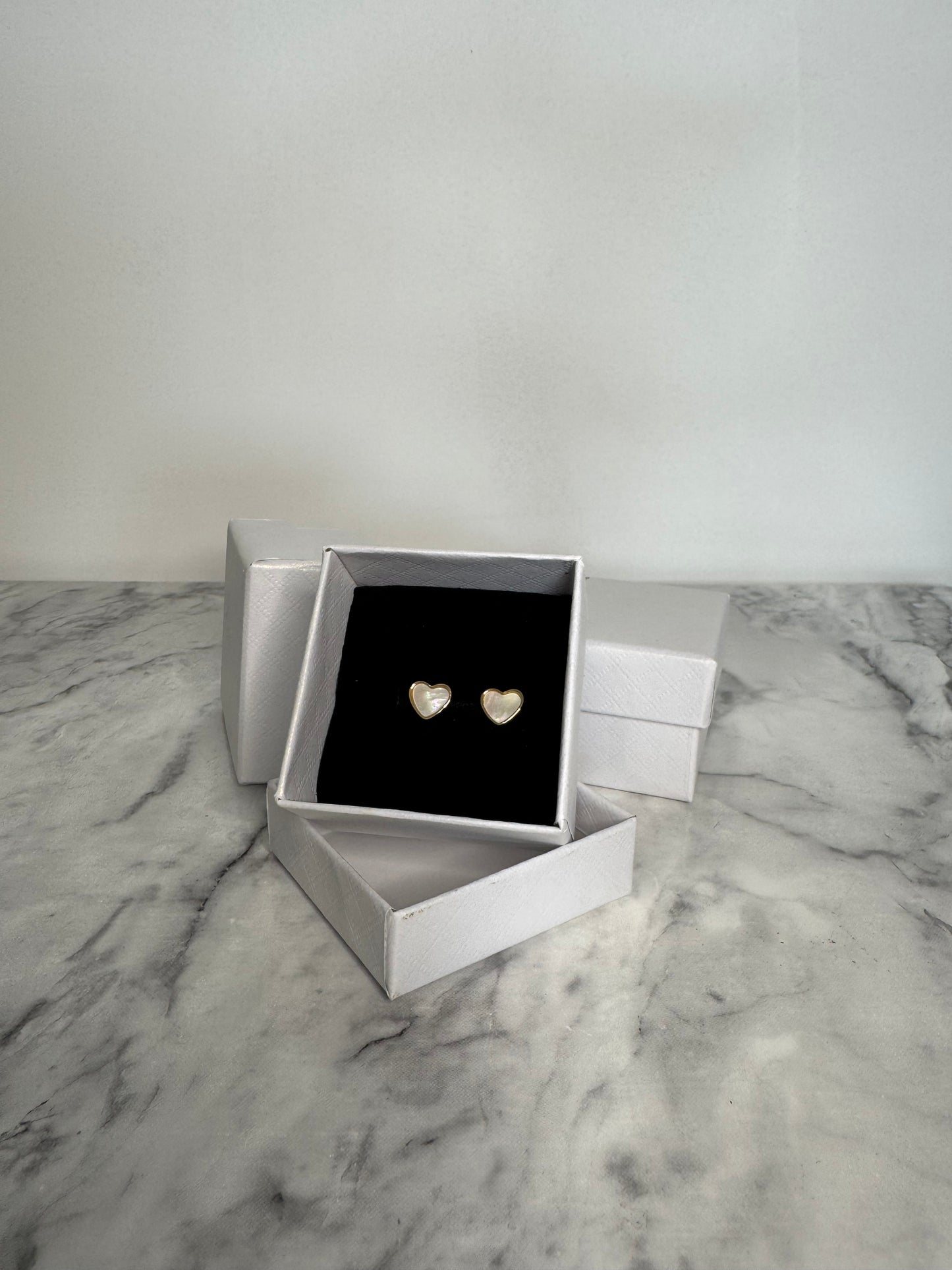 Elizabeth Heart Studs