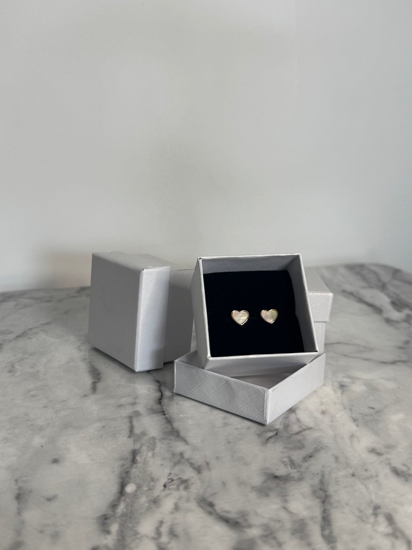 Elizabeth Heart Studs