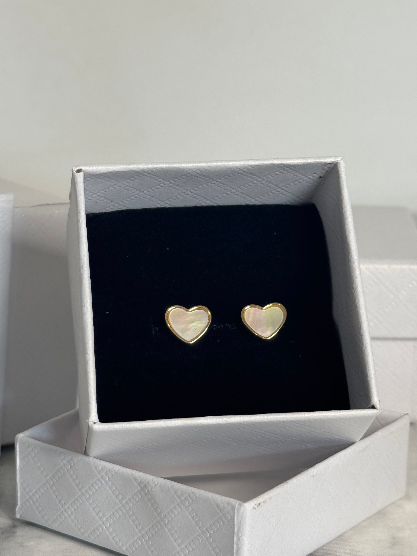 Elizabeth Heart Studs