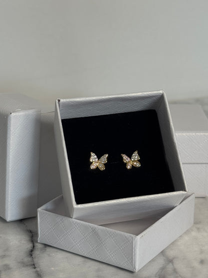 Flora Butterfly Studs